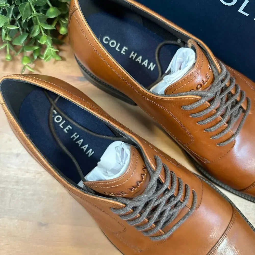Cole Haan Men's Modern Essentials Cap Oxford Shoes C34138 Size 9.5